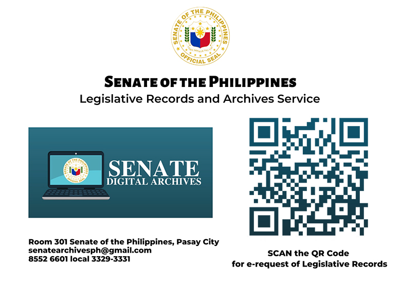 Legislative Records and Archives Service QR Code